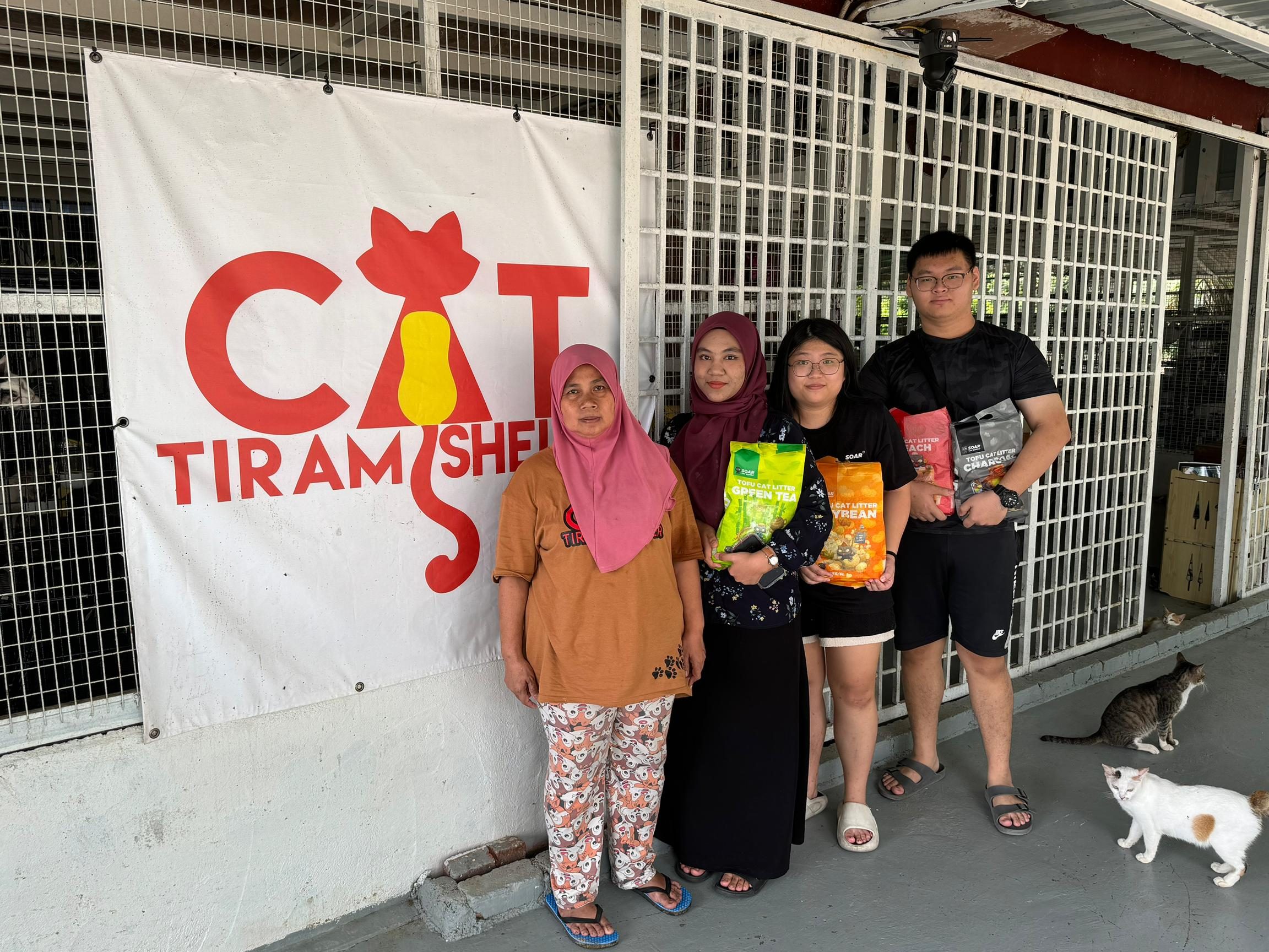 Cat Tiram Shelter 1 cat tiram shelter